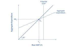 The graph shows an upward-sloping line representative of the consumption function.