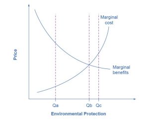 The graph shows that reducing pollution to avoid a pollution charge can negatively affect the productivity of a firm.