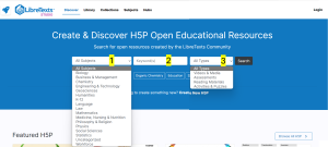 Libretext Studio search tool